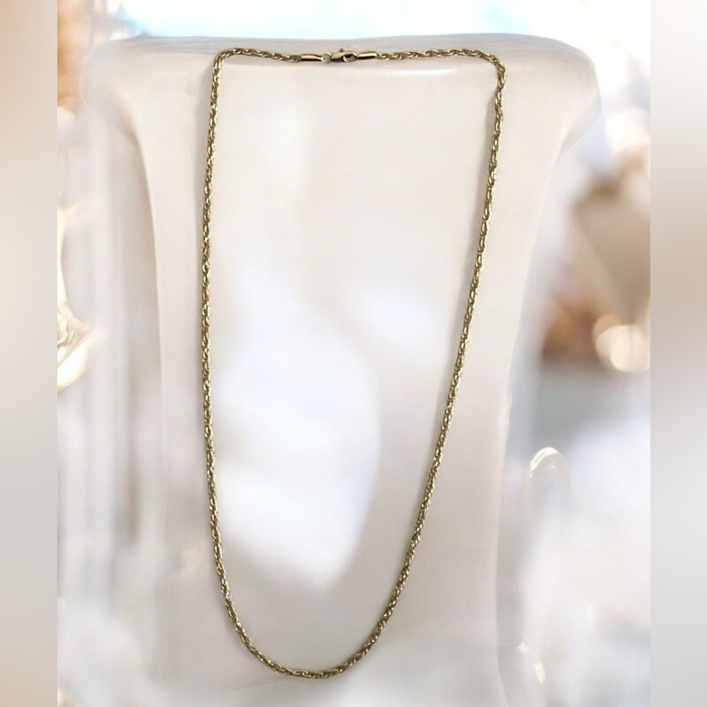 Rope 14K Gold Electroplated Chain